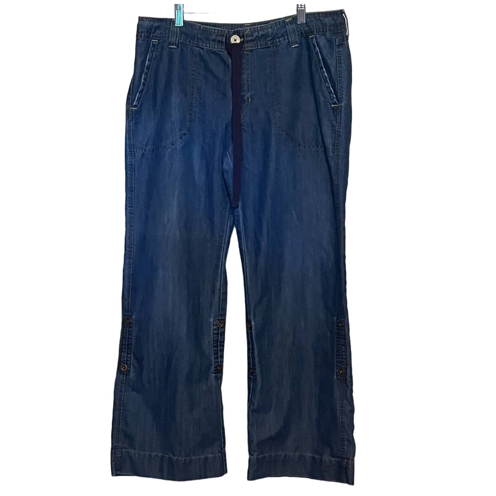 Levi's Tab Twills Women's‎ Jeans/Capris Tie Waist Size 14 28 1/2" Inseam x 17"